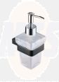 RAK Moon Soap Dispenser In Black RAKMOO9907B Bathroomsuites