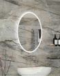 RAK Ovale 500X700 Led Illu Portrait Mirror RAKOVA5001 Bathroomsuites