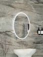RAK Ovale 600X800 Led Illu Portrait Mirror RAKOVA5002 Bathroomsuites