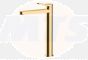 RAK Petit Round Tall Bsn Mxr In Brush Gold RAKPER3003G Bathroomsuites