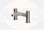RAK Petit Round Deck Bath Filler In Brushed Nickel RAKPER3004N Bathroomsuites