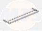 RAK Petit Round 60Cm Double Towel Bar In Cp RAKPER9912-60C Bathroomsuites