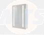 RAK Sagittarius 500X700 Led Illu Mirror Cabinet RAKSAG5001 Bathroomsuites