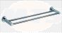 RAK Sphere Double Towel Rail RAKSPH9912 Bathroomsuites