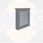 RAK Washington 600Mm Mirror Cabinet In Grey RAKWMC60503 Bathroomsuites