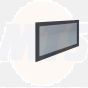 RAK Washington 1200Mm Flat Mirror In Black RAKWMR120504 Bathroomsuites