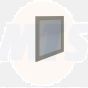 RAK Washington 600Mm Flat Mirror In Cappucino RAKWMR60514 Bathroomsuites