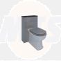 RAK Washington 550Mm Wc Unit In Grey RAKWWC55503 Bathroomsuites