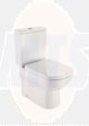 Roca Aire Soft-closing seat and cover for toilet A801B9200U