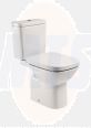Roca Debba Seat and cover for toilet  A801990004