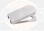 Roca Hall Soft-closing compact  seat and cover for toilet  A801622004 / 8414329615388