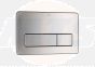Roca In-Wall PL3 DUAL - Vandal-proof stainless steel dual flush operating plate for concealed cistern A890097004
