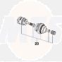 Roca Shower Mixer kit 2 tracks victoria (spare part nº 13) Roca A525016803