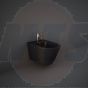 RAK Feeling Wh Bidet In Matt Black RST07504A Bathroomsuites
