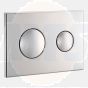 Amstd Fastpart Spares Ideal Standard Armitage Shanks Toilet Cistern Spares logo Chrome Flush Plate S4397AA