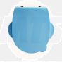 Ideal Standard Contour 21 Thin Toilet Seat  White-Blue S453636