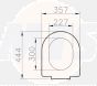 Vitra S50 Toilet Seat without Cover  61-003-001