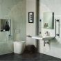 Ideal Standard  Freedom Bathroom pack inc 60cm Accessible basin and raised height BTW WC bowl - Chrome rails  S6403AA