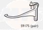 SALONEX BSN BRKT NO FIN PAIR