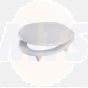 Celmac SCI11WY White Celeste Pro Raised Toilet Seat & Cover with Chrome Hinges 5024139038753