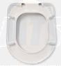 Pozzi Ginori YDRA Standard Toilet Seat And Cover With Standard Hinge 33762000-White