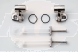 Laufen Vila hinges Benelux Parts - urinals / mounting set complete, Screw mounting set H8942210000001, 4014804918818, 8.9422.1.000.000.1