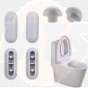 Vitra Toilet Seat Buffers and Pads Buffers Comes in Grey 401039