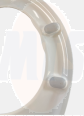 Twyford Avalon White Toilet Seat Ring Only *Slight Chip's* *Non Returnable* - AV7881WH *Please Check Photo's Before Purchasing*