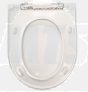 Geberit One Soft Close Quick Release Toilet Seat and Cover White 243.989.11.2