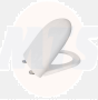 Saniplast LUNA2 toilet seat with lid H323 2FSE000802