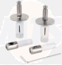 Ideal Standard Fixings Mia Hinge Beech / stainless steel T2955BJ