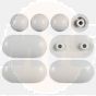 Seat buffers for for Jacob Delafon seat and toilet lid ETA026-00