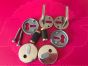 Serel 6706 Friendly Toilet Seat Hinges Standard Close Top Fixing/Fittings for Serel 2276100002 150400300170