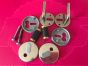 Serel 6706 Friendly Toilet Seat Hinges Standard Close Top Fixing/Fittings for Serel 2276100002 150400300170