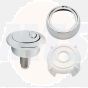 Siamp Optima 50 Toilet Push Button Dual Flush Water Saving Chrome Effect