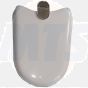 Sottini Meridian Toilet Seat Cover in White