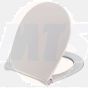 Toilet seat with soft close and lift-off incl. hinge in stainless steel