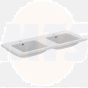 Ideal Standard  Ideal Standard i.life B 121cm double vanity washbasin, 1 taphole   T460201