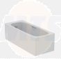 Ideal Standard  Ideal Standard i.life 170 x 70cm water saving rectangular bath with grips - no tapholes  T478201