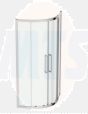 Ideal Standard  IS i.life 900 Quadrant Enclosure  with Idealclean clear glass - bright silver finish  T4957EO
