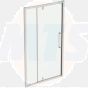 Ideal Standard  IS i.life 1200 Pivot Door and panel with Idealclean clear glass - bright silver finish  T4965EO
