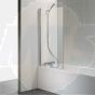 Ideal Standard  Connect 2 Angle Bath screen - clear glass  T9923EO
