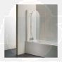 Ideal Standard  Connect 2 Radius Bath screen - clear glass  T9924EO