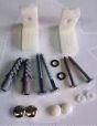 Toilet Pan  floor fixing kit for all Toilets with White Cover Caps S920567