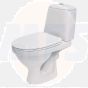 Toilet seat and cover Cersanit EKO PLUS duroplast, antibacterial, metal hinge, white K98-0005