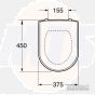 Gustavsberg ARTIC WC, Toilet Seat and Cover  Soft Close 9M16S101 / 4047289718109