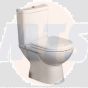 Tavistock Micra Soft Close Toilet Seat & Cover with fittings TS100WSC