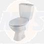 Twyford Bravo/Option ST2810 toilet seat and cover White B89600 with Toilet Seat Hinges