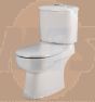 Twyford Entice Toilet Seat & Cover with all the Hinges/Fittings EN7870WH White 5024959381381