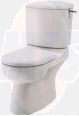 Twyford Entice Toilet Seat & Cover with all the Hinges/Fittings EN7870WH White 5024959381381